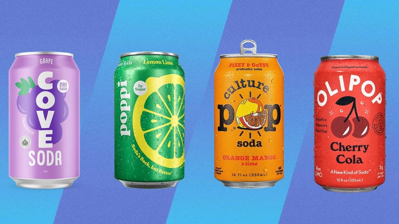 Probiotic soda lineup