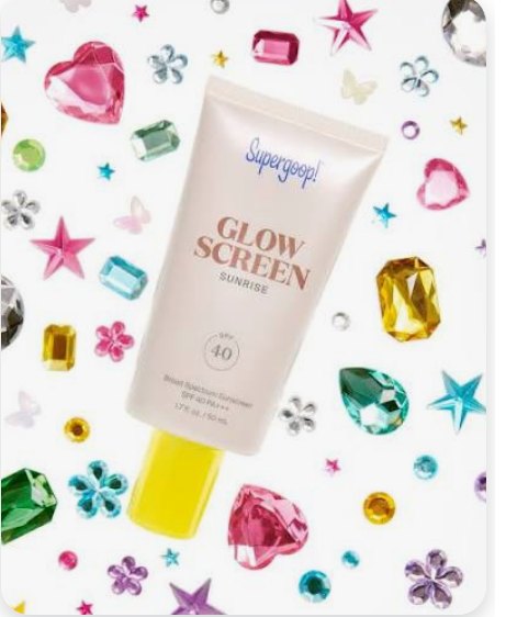 Supergoop Glowscreen Sunrise Instagram post