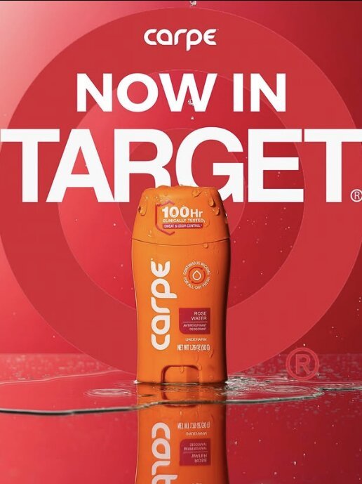 A deodorant ad: now in Target
