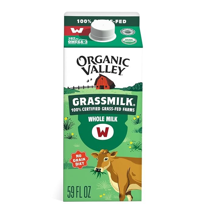 An Organic Valley milk carton