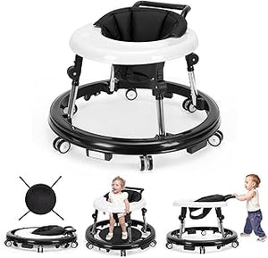 Adjustable height baby walker
