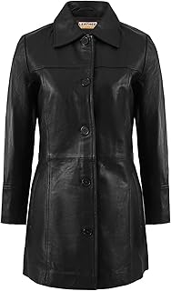 Leather Artist Women’s Lambskin Leather Car Coat –