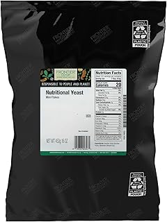 Frontier Co-op Nutritional Yeast Mini Flakes, Kosher, Bulk Bag - Non-Irradiated Yeast Rich in Essential B Vitamins | 16 Ounce (Pack of 1)