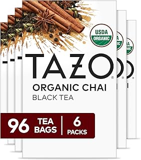 TAZO Organic Chai Black Tea Bags, Blend of Black T