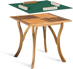 Solid wood traditional mahjong table