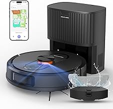 Robot Vacuum and Mop with Self-Emptying, 5000Pa Ro