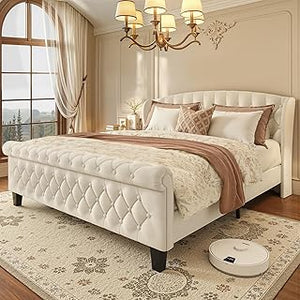 upholstered bed frames headboard