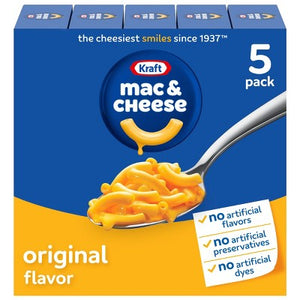 Boxed macaroni and cheese