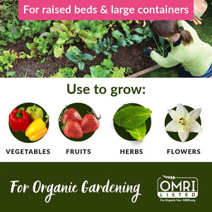Raised bed soil mix